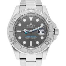 Pre-owned Yacht-Master Automatic Grey Dial Mens