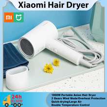 Xiaomi Mijia H501 High Speed Mini Hair Dryer 1600W Negative Lon Blow Dryer