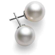 mikimoto pearl stud earrings