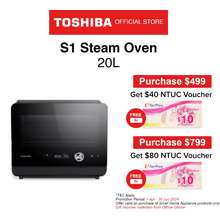 TOSHIBA Steam Oven 20L MS1-TC20SF(BK) / MS1-TC20SF(GN) Home