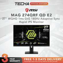 [Fast Ship] Msi Mag 274Qrf Qd E2 | 27" Wqhd | 1Ms 