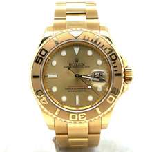 Pre-owned Yacht-Master Champagne Dial Mens Watch