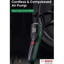 Bosch EasyPump 3.6V Autostop Cordless Compressed Air Pump Green and Black