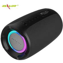  ZEALOT Bluetooth Speaker, Portable Bluetooth Speaker with 11  Colors Lights, 24W Loud HD Stereo Sound, Super Bass Wireless Speaker,V5.2  Bluetooth, Dual Pairing,TF Card/USB/AUX for Party,Home,Outdoor : Electronics