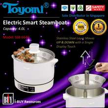 Toyomi 0.8L Electric Rice Cooker & Warmer with Stainless Steel Inner Pot RC  801SS