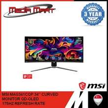 Msi Mag 341Cqp Qd-Oled 34" Curved Gaming Monitor