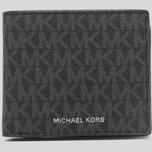 Michael Kors 36S3LCOF3L-BLACK Bi-Fold Wallet, Black