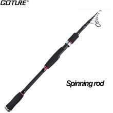 1.68M 1.8M 1.98M 2 Sections Carbon Spinning Fishing Rod UL Power Ultralight  Carp Bass Fishing Pole beach casting fishing rod