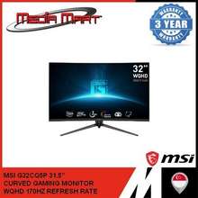 Msi G32Cq5P 31.5" Curved Gaming Monitor Wqhd