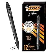 BIC Gelocity Quick Dry Fashion Retractable Gel Pens, Medium Point (0.7mm),  8-Count Gel Pen Set, Colored Gel Pens With Full-Length Grip