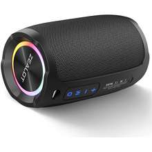  ZEALOT Bluetooth Speaker, Portable Bluetooth Speaker with 11  Colors Lights, 24W Loud HD Stereo Sound, Super Bass Wireless Speaker,V5.2  Bluetooth, Dual Pairing,TF Card/USB/AUX for Party,Home,Outdoor : Electronics
