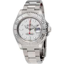 Pre-owned Yacht-Master 40 Platinum Dial Stainless 