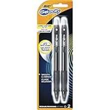 BIC Gel-ocity Smooth Stic Gel Pens, Fine Point, 0.5mm, Blue Ink, 4