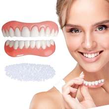 Denture Teeth Temporary Fake Teeth for Snap on Instant & Confidence Smile