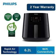 Philips Essential XL 2.65lb/6.2L Digital Airfryer w/ Rapid Air Technology,  Easy Clean Basket, Black - HD9270/91 