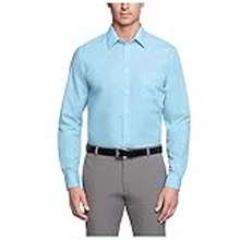 Van Heusen Men's Dress Shirt Regular Fit Pinpoint Solid