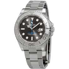 Pre-owned Yacht-Master Rhodium Dial Mens Watch