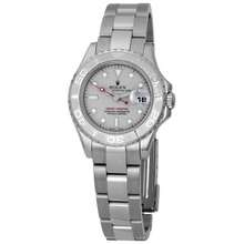 Pre-owned Yacht-Master Grey Dial Ladies Watch