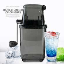 Home Manual Ice Crusher Multi-function Hand Shaved Ice Machine 1.25l Ice  Chopper Kitchen Bar Ice Blenders