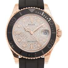 Pre-owned Yacht-Master Diamond Set Dial Unisex