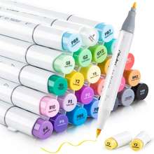 Dot Markers Kit, Ohuhu 8 Colors Paint Marker with A Blank 30 Pages Marker Pad, Water-Based Non-Toxic Bingo Daubers for Kids Children (3 Ages +), Dot