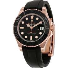 Yacht-Master 37 Automatic Black Dial 18kt Everose 