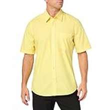 Boss Men'S Solid Cotton Garment Dyed Short Sleeve 