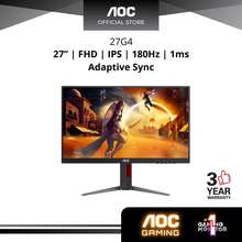 AOC 27G4 27 FHD AdaptiveSync 180Hz 1MS Fast IPS W-LED Gaming