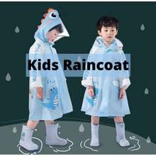 {Sg} Kid Raincoat With Hood Raincoat For Kids