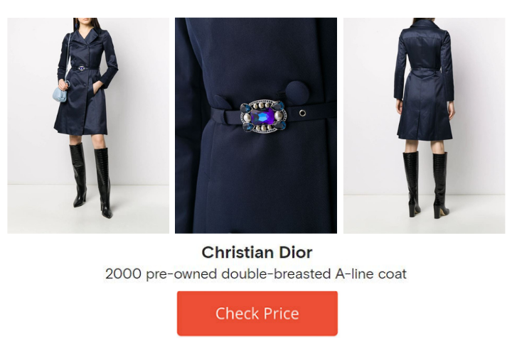 Christian Dior 2000s pre-owned double-breasted Silk Trench Coat - Farfetch